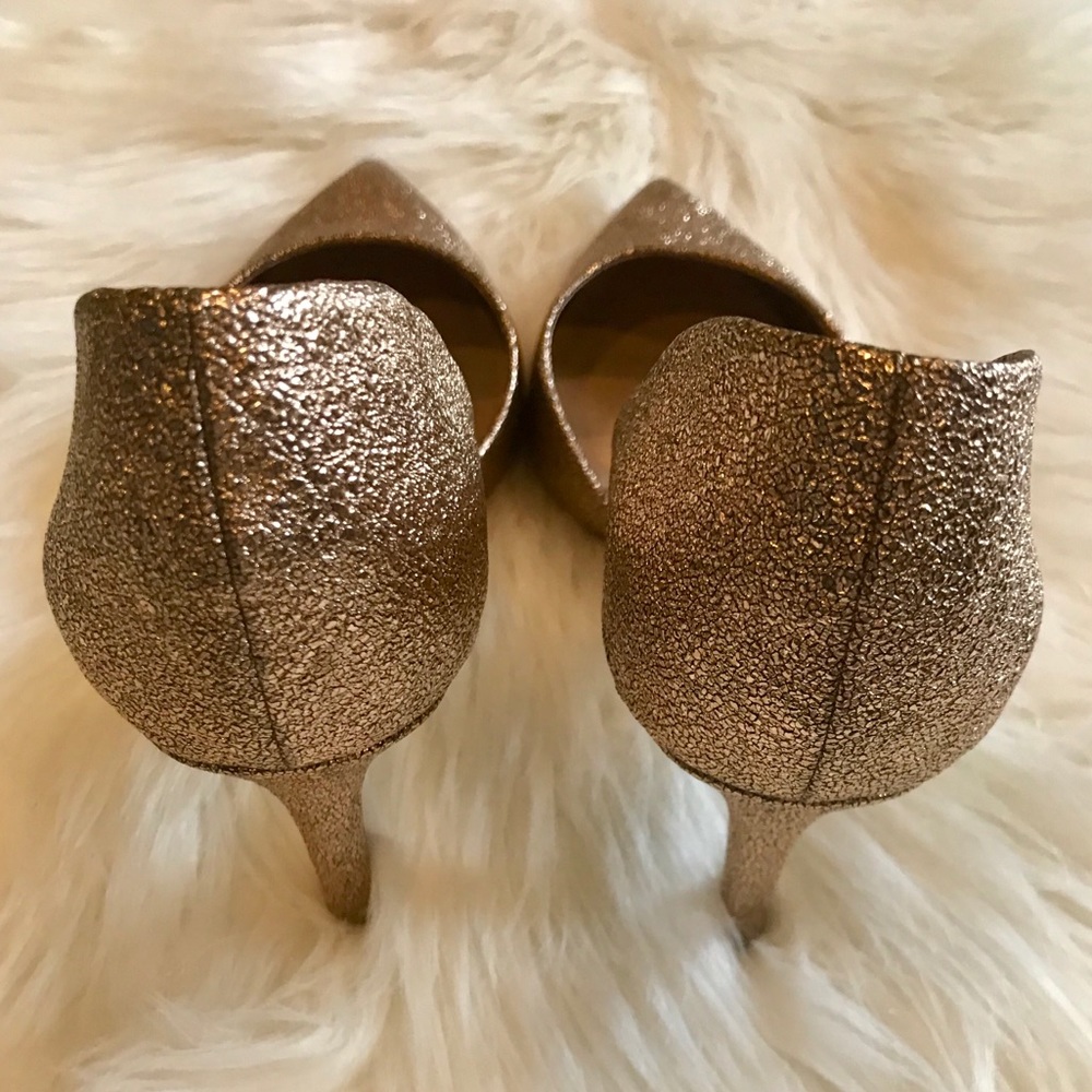 Rose Gold D’Orsay Heels